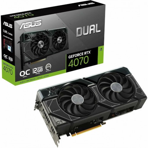 Video kart Asus Dual GeForce RTX 4070 OC 12 GB GDDR6X (DUAL-RTX4070-O12G)