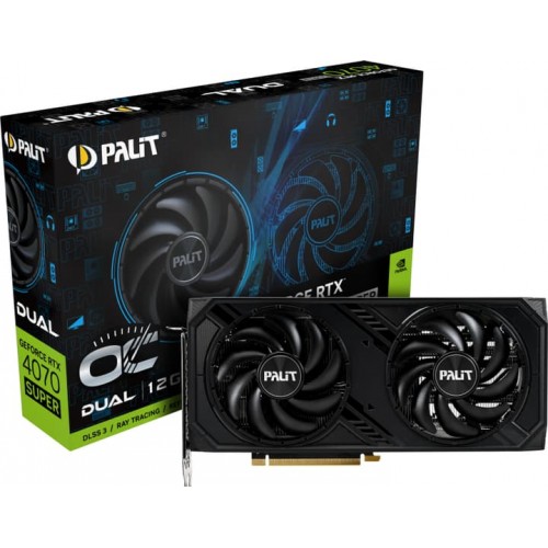 Видеокарта Palit GeForce RTX 4070 DUAL OC 12GB (NED4070S19K9-1047D)