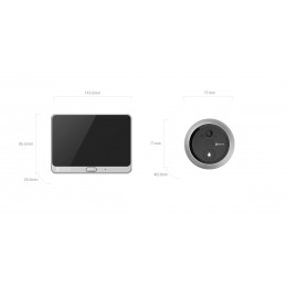 Wi-Fi qapı video gözlüyü EZVIZ CS-DP2C-A0-6E2WPFBS