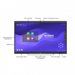 Interaktiv lövhə IQBoard IQTouch TE1200 PRO 86" (TE1200PRO LE086MD)