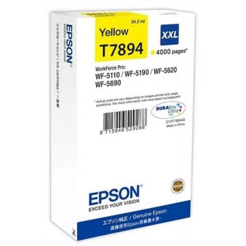Картридж Epson T7894 Yellow (C13T789440)