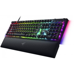 Oyun klaviaturası Razer BlackWidow V4, 114key, Yellow Switch, USB-A, EN/RU, RGB, black (RZ03-04692500-R3R1)
