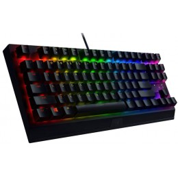 Oyun klaviaturası Razer BlackWidow V3 TKL 87key, Green Switch, USB-A, EN/RU, RGB, black (RZ03-03490700-R3R1)