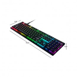 Oyun klaviaturası Razer  DeathStalker V2 105key, Red Switch, USB-A, EN/RU, RGB, black (RZ03-04500800-R3R1)