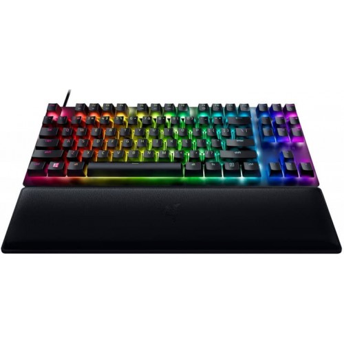 Oyun klaviaturası Razer Huntsman V2 TKL 87key, Red Switch, USB-A, EN/RU, RGB, black (RZ03-03940800-R3R1)