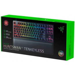 Oyun klaviaturası Razer Huntsman V2 TKL 87key, Red Switch, USB-A, EN/RU, RGB, black (RZ03-03940800-R3R1)