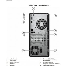 Masaüstü kompüter HP Pro Tower 290 G9 (6D405EA)