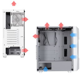 Korpus (Case) 2E GAMING Turbo White (2E-G2057W)