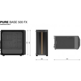 Korpus (Case) be quiet! Pure Base 500FX Black (BGW43)
