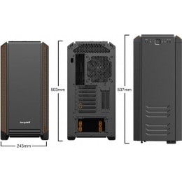Korpus (Case) be quiet! Silent Base 601 Window Orange (BGW25)