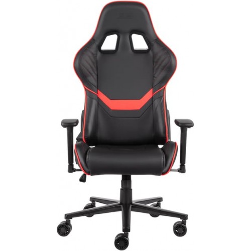 Oyun kreslosu 2E GAMING HIBAGON II, PU Leather, 3D-Armrests, black-red (2E-GC-HIB-BKRD)