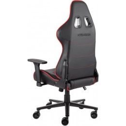 Oyun kreslosu 2E GAMING HIBAGON II, PU Leather, 3D-Armrests, black-red (2E-GC-HIB-BKRD)