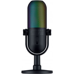 Mikrofon Razer Seiren V3 Chroma, Uni, RGB, USB-A, 2m, black (RZ19-05060100-R3M1)