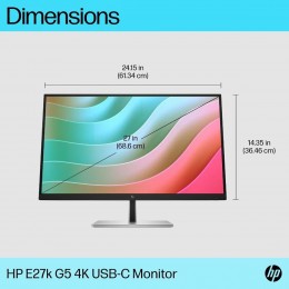 Monitor HP E27k G5 4K USB-C (6N4C4AA)