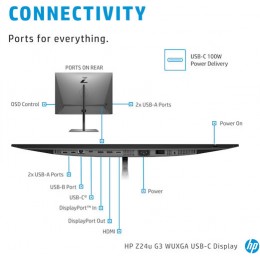 Monitor video konfrans üçün HP Z24u G3 (1C4Z6AA)