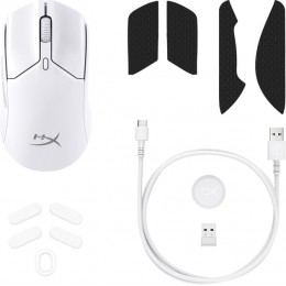 Siçan HyperX Pulsefire Haste 2 Mini Wireless White (7D389AA)