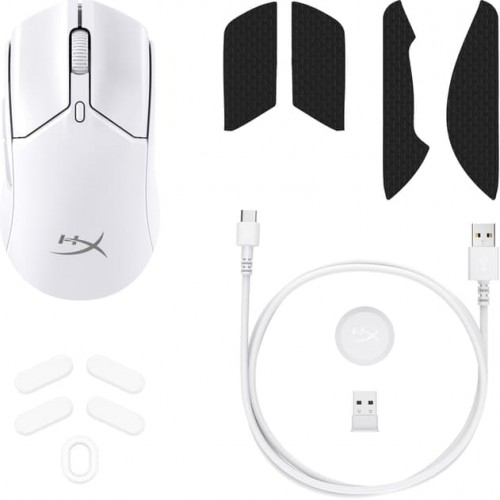 Siçan HyperX Pulsefire Haste 2 Mini Wireless White (7D389AA)