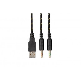 Игровая гарнитура 2E  HG300 LED 3.5mm Black (2E-HG300BK)