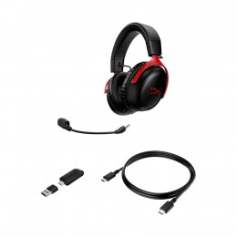 Игровая гарнитура HyperX  Cloud III Wireless Blk/Red (77Z46AA)