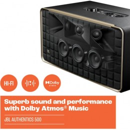 Portativ dinamik JBL Authentics 500 Black (JBLAUTH500BLKUK)