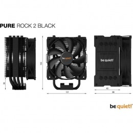 Prosessor üçün kuler Be quiet! Pure Rock 2 Black (BK007)