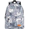 Рюкзак для ноутбука 2E TeensPack Cats, grey (2E-BPT6114GC)