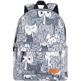 Notbuk üçün bel çantası 2E TeensPack Cats, grey (2E-BPT6114GC)