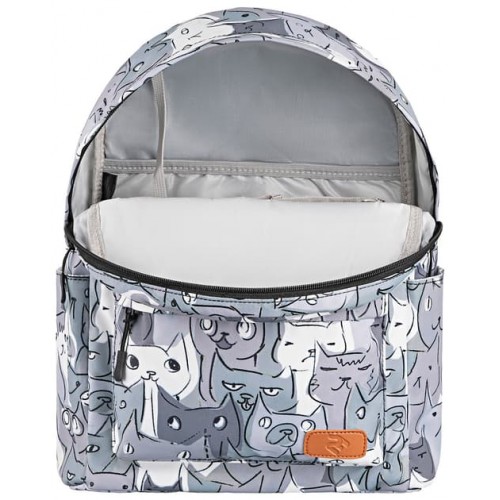 Рюкзак для ноутбука 2E TeensPack Cats, grey (2E-BPT6114GC)