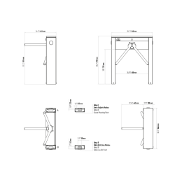 Turniket Tansa LTT-303S  SLIM CASE TRIPOD