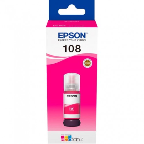 Mürəkkəb Epson 108 EcoTank Magenta (C13T09C34A)
