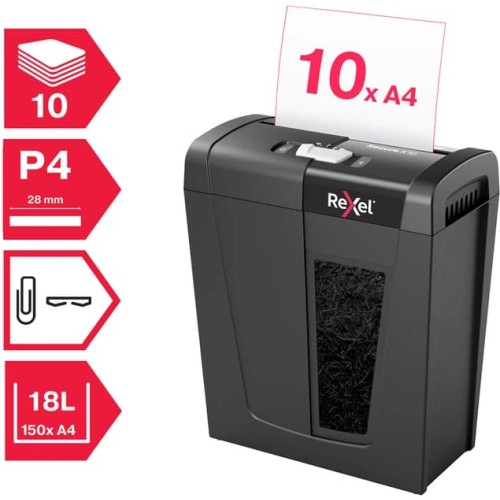 Шредер Rexel Secure X10 Cross Cut (2020124EU)