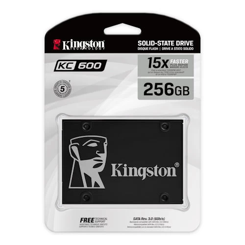 SSD Kingston KC600 SATA3 2.5", 256GB (SKC600/256G)