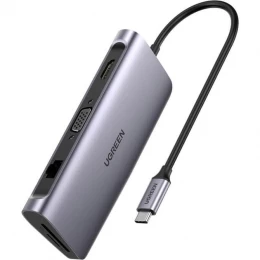 Multifunctional adapter Ugreen CM179 Gray (40873)