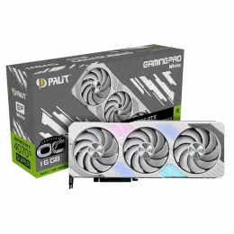 Видеокарта Palit GeForce RTX 4070 Ti SUPER GamingPro White OC 16GB (NED47TST19T2-1043W)