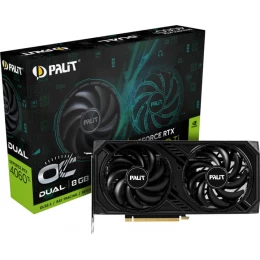 Видеокарта Palit GeForce RTX™ 4060 Ti Dual OC 8GB (NE6406TT19P1-1060D)
