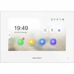 Монитор IP видеодомофона Hikvision DS-KH6320-LE1 (B) White 