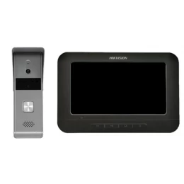 Комплект аналогового видеодомофона Hikvision DS-KIS205T Black 