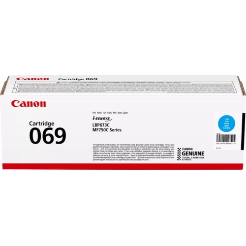 Тонер-картридж Canon 069 Cyan (5093C002)