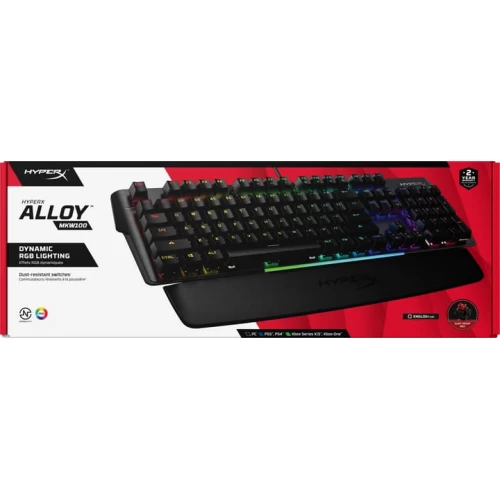 Klaviatura HyperX Alloy MKW100 Red (4P5E1AX#ACB)