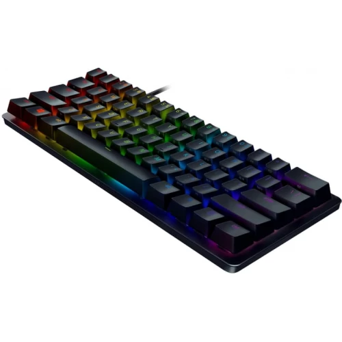 Oyun klaviaturası Razer Huntsman Mini Purple Switch USB RU RGB, Black (RZ03-03391500-R3R1)