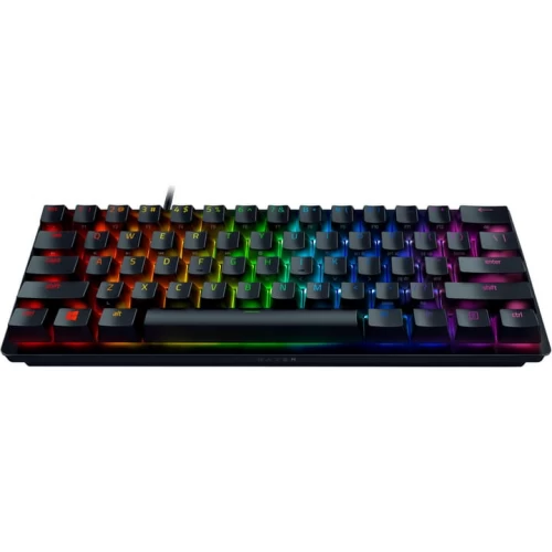 Oyun klaviaturası Razer Huntsman Mini Purple Switch USB RU RGB, Black (RZ03-03391500-R3R1)