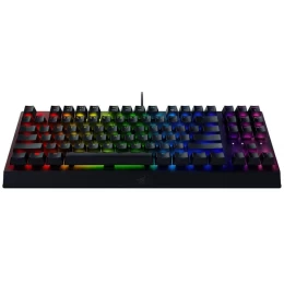 Игровая Клавиатура Razer BlackWidow V3 TKL 87key, Green Switch, USB-A, EN/RU, RGB, black (RZ03-03490700-R3R1)