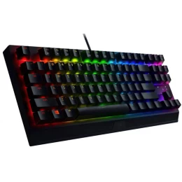 Игровая Клавиатура Razer BlackWidow V3 TKL 87key, Green Switch, USB-A, EN/RU, RGB, black (RZ03-03490700-R3R1)