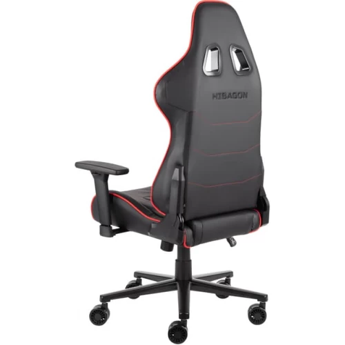 Oyun kreslosu 2E GAMING HIBAGON II, PU Leather, 3D-Armrests, black-red (2E-GC-HIB-BKRD)
