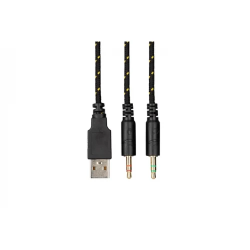 Oyun qulaqcığı 2E HG300 LED 3.5mm Black (2E-HG300BK)
