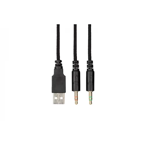 Игровая гарнитура 2E HG330 RGB 3.5 мм Black (2E-HG330BK)