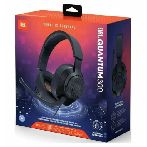 Oyun qulaqcığı JBL Quantum 300 Black (JBLQUANTUM300BLK)