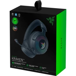 Игровая гарнитура Razer Kraken V4, USB-A/WL/BT, RGB, black (RZ04-05170100-R3M1)