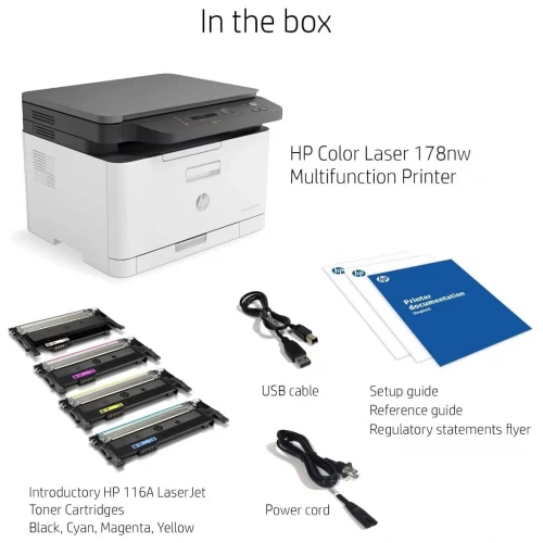 Printer (MFP) HP Color Laser 178nw (4ZB96A)