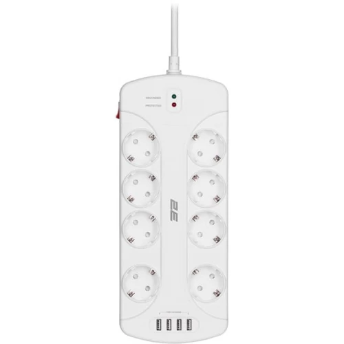 Сетевой фильтр 2E SP815M3USBWH